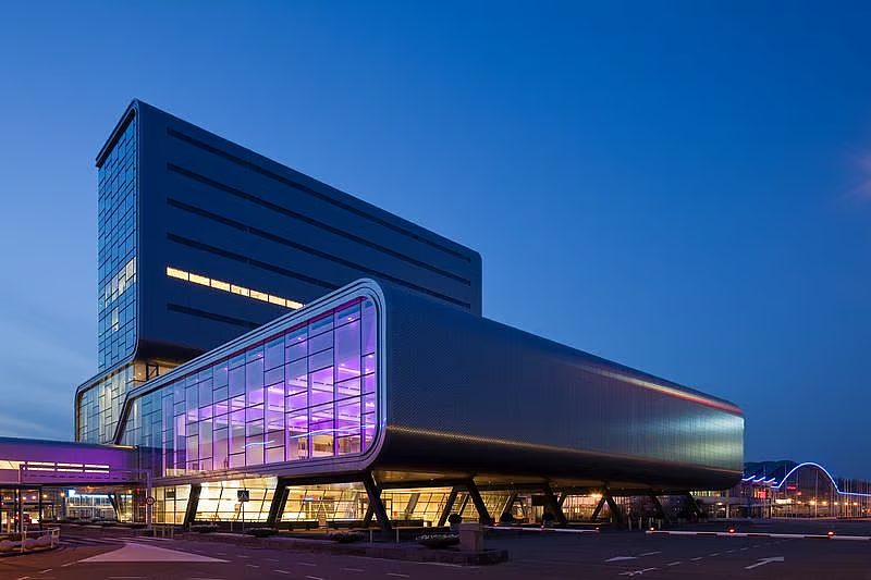 RAI Amsterdam bij avond