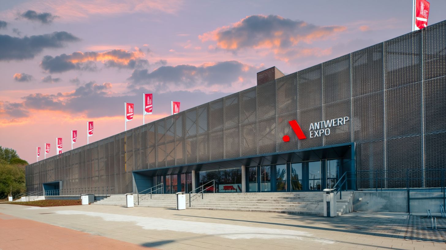 Gevel en ingang van Antwerp Expo